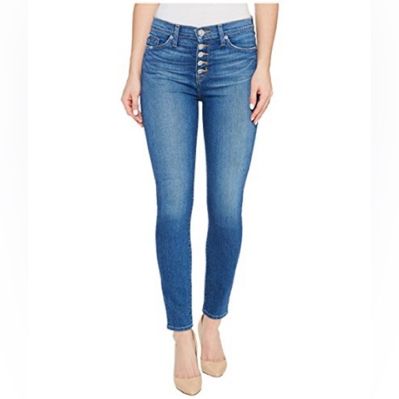 Hudson Jeans Denim - Hudson Jeans Ciara Super Skinny Exposed Button Low Rise Size 25 NWT $198 MSRP
